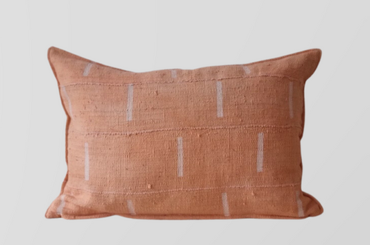 Throw pillow Mali salmon pink 50x70 cm