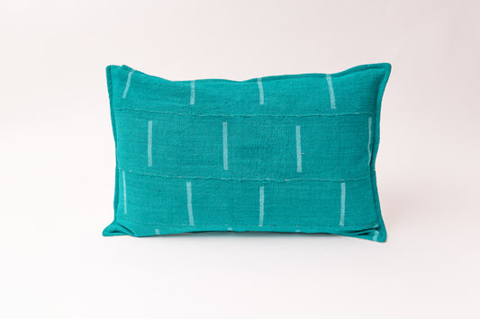 Throw pillow Mali turquoise 50x70 cm