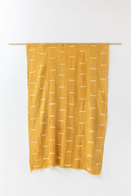 Wandkleed Mali geel stripes